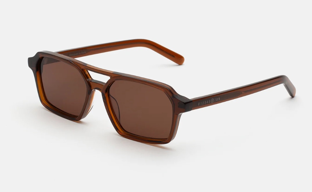 Солнцезащитные очки Maison Margiela MM6 Lunettes 7 Brown PAN 56