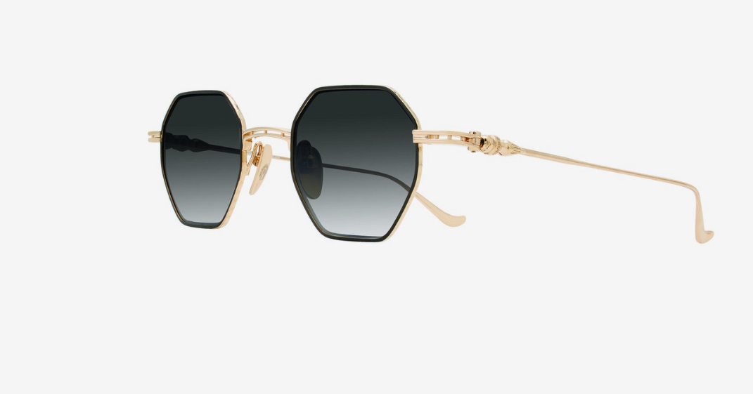 Солнцезащитные очки Chrome Hearts Chrome Hearts Evaculation MBK/GP 44