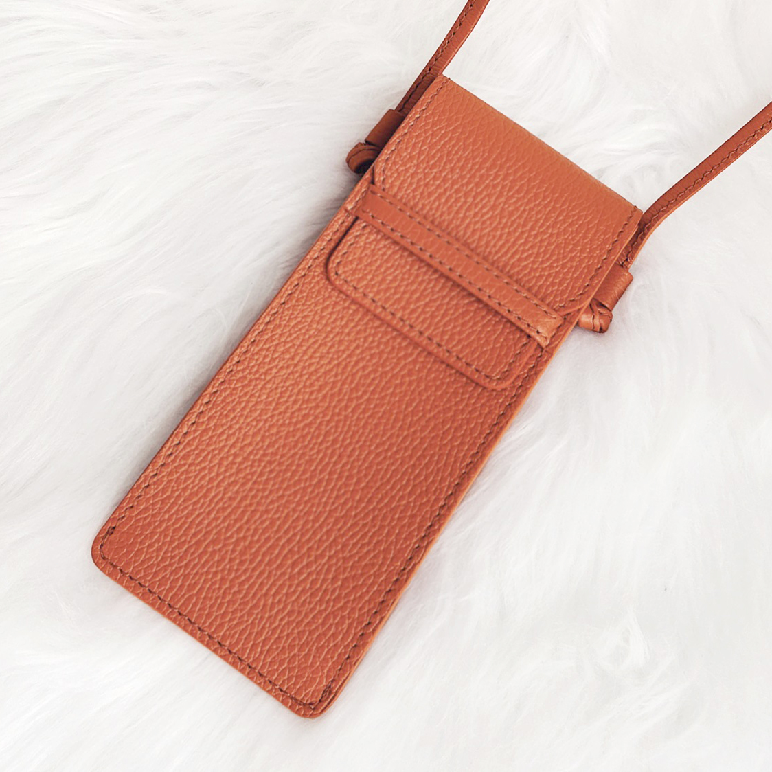 Сумка для очков Mois, рыжий (уценено)