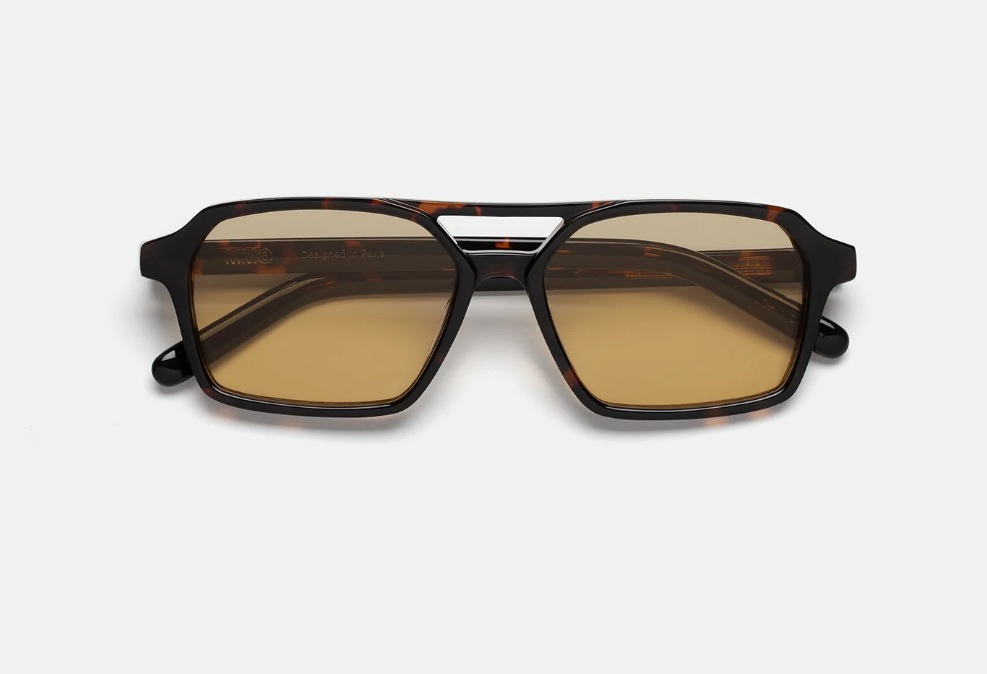 Солнцезащитные очки Maison Margiela MM6 Lunettes 7 Havana LQH 56