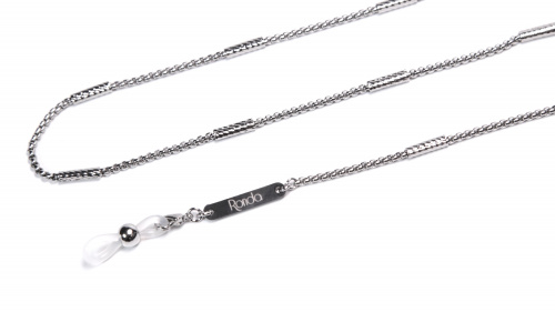 Цепочка Ronda 376с, бижутерный сплав, серебряный, р 65