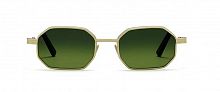 L.G.R. AXUM Gold Matt Havana Maculato Flat Green g15 48