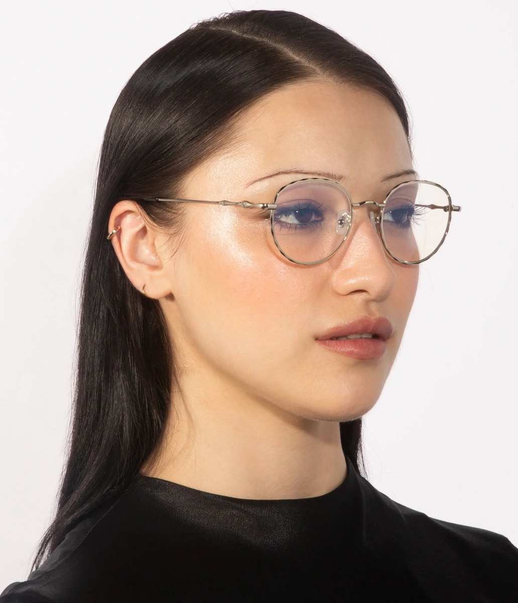 Оправа для очков For Art's Sake FAS Bone I Silver XF007SL 50 - Вид 2