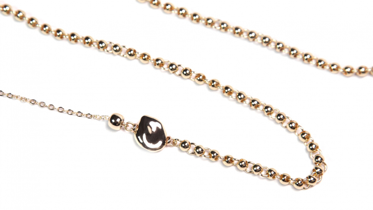 Цепочка Ronda 367з, бижутерный сплав, золотой, р 65