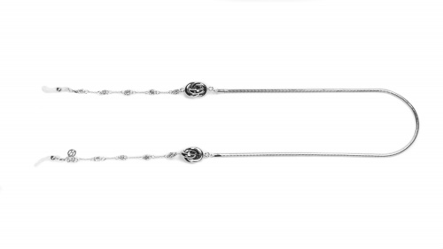 Цепочка Ronda 370с, бижутерный сплав, серебряный, р 65