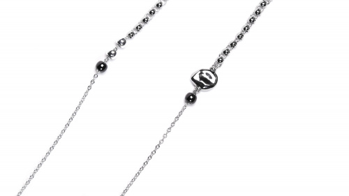 Цепочка Ronda 367с, бижутерный сплав, серебряный, р 65 - Вид 2