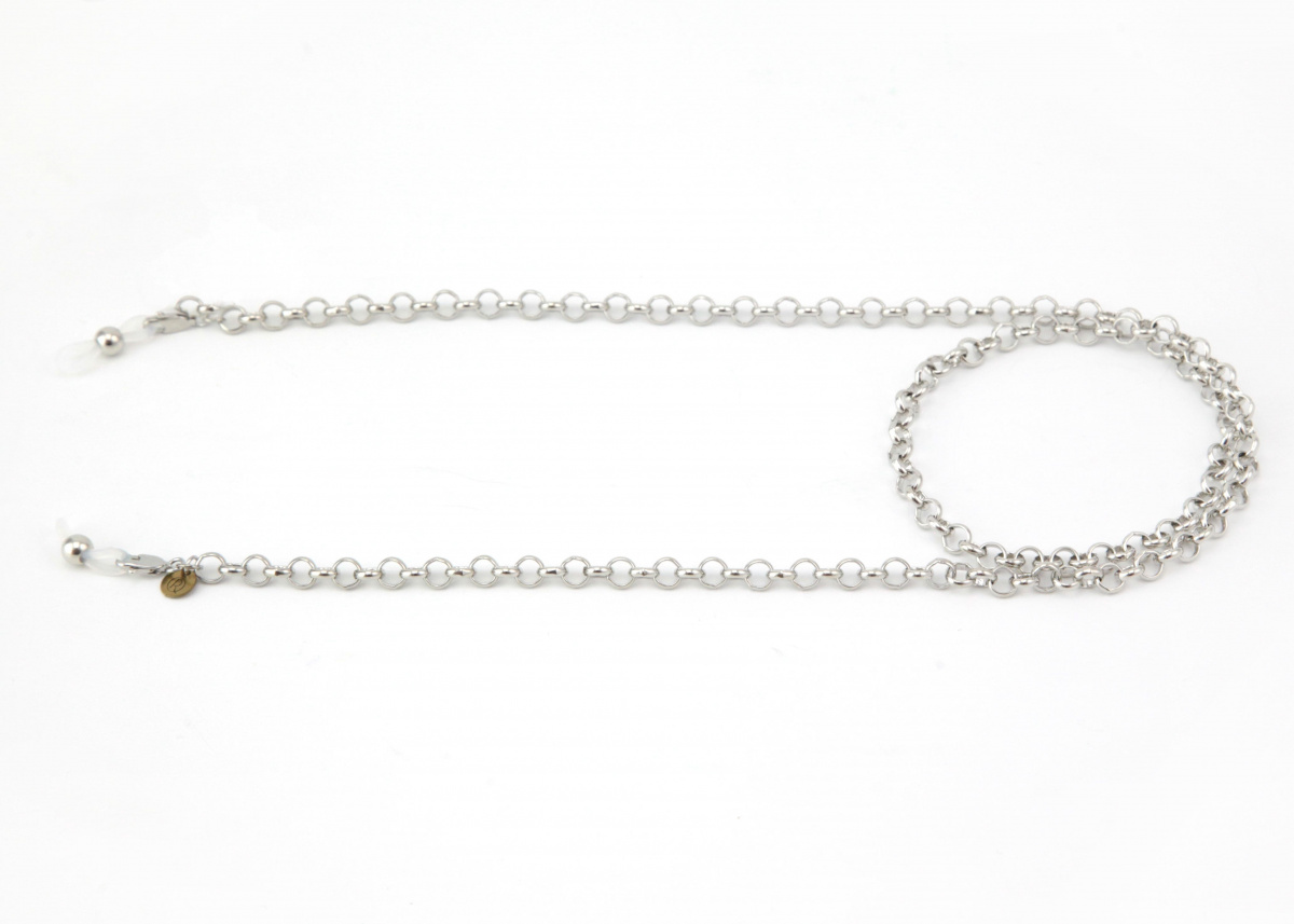 Цепочка Ronda 30с, юв.спл, серебряный, р 65